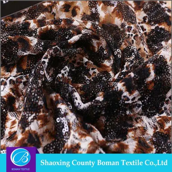 Textile fabrics supplier High quality Beautiful Print fashion lace fabric
