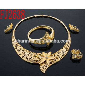 Sales well african jewelry sets/ african costume jewelry/ gold plated jewelry/ jewelry sets/ women jewelry sets FJ2638