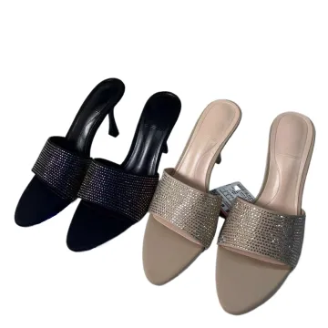 Famous 2024 Summer Handmade Rhinestone Designer Slippers for Women - Large Size 42 - Luxury Outdoor Footwear