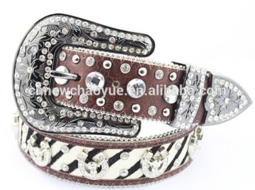 2015 fashional new belt, rhinestones embroidered belts