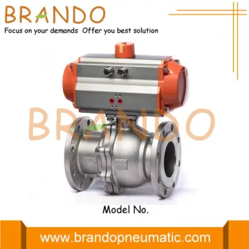 4'' DN100 Stainless Steel Pneumatic Flanged Ball Valve