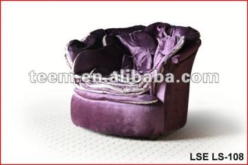 2012 Hot Sale flower shape swivel wicker chair LS-108