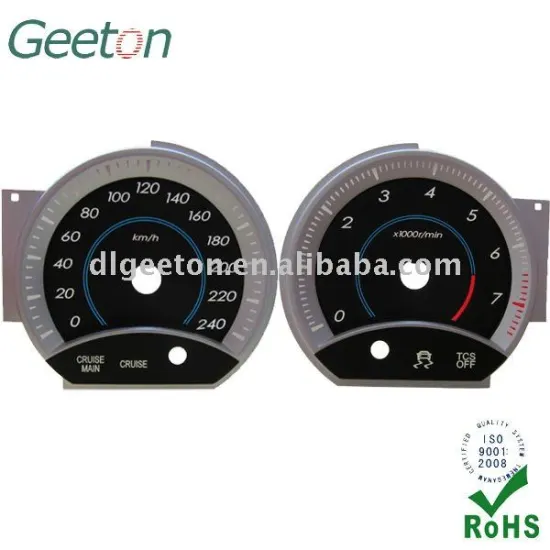 3D Multicolor PC Tachometer Dashboard
