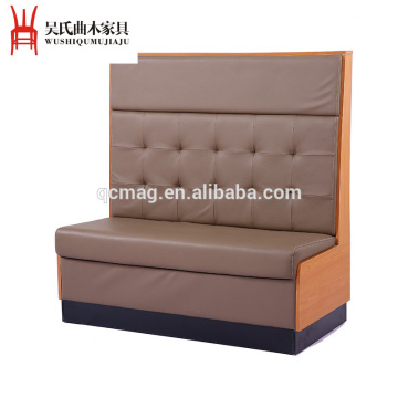 Gray leather sofa dining seat