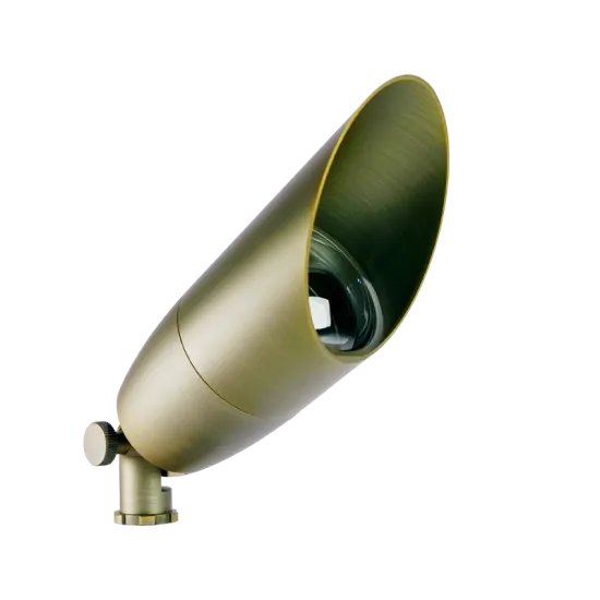 LED Brass Landscape Lighting Spotlight Fixture Outdoor Light