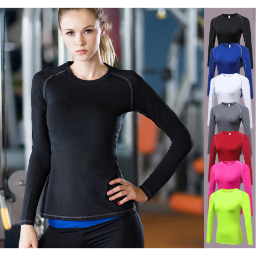 Lèine Sleeve Compression Dry Fit airson boireannaich