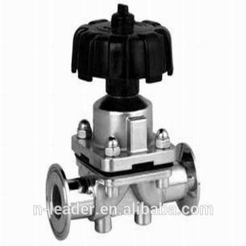 Stainless steel sanitary manual mini diaphragm valve