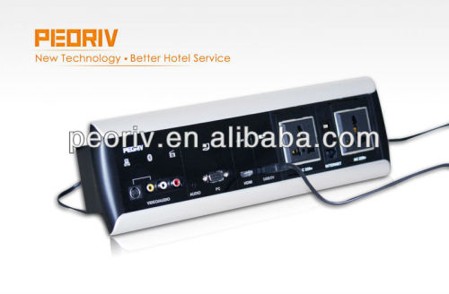 Hotel room multimedia connectors HDMP2000-BD/P