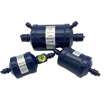 Tembaga Emerson Liquid Line Refrigeration Filter Drier D48 R134A untuk Seri SFK Carrier