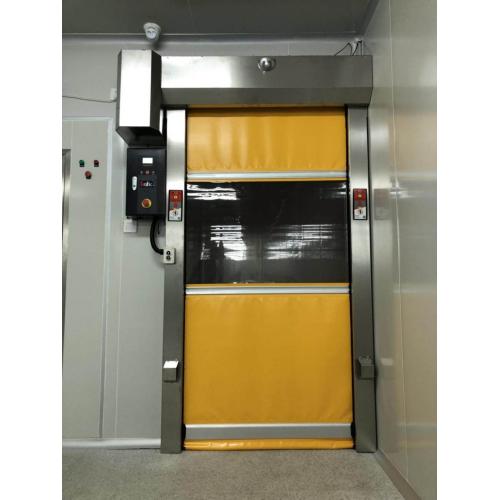 PVC curtain high-speed folding up door