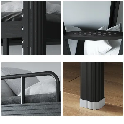 Student Dormitory Beds: Bunk Beds, Iron Frames, and Double Profiles