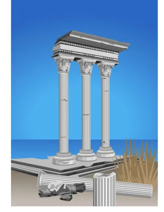 Eps Classic Decorative Roman Columns Pillars For Front Porch Pillars