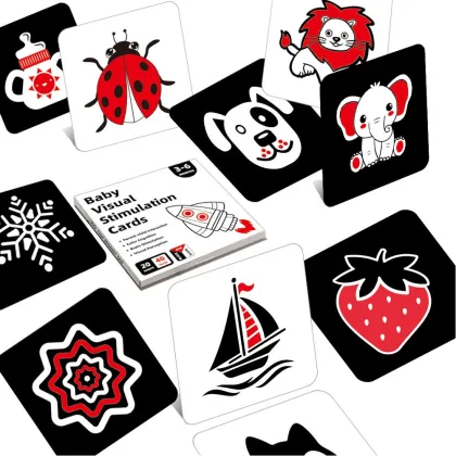 Visual Stimulation Cards: Enhancing Baby's Sensory Development and Learning