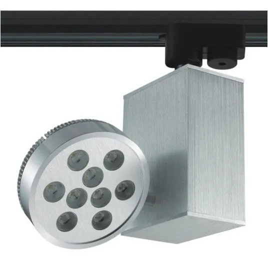 Energy Saving Led Track Light Fixtures, Ip20 9w Indoor Led Track Lighting For Exhibition Stands