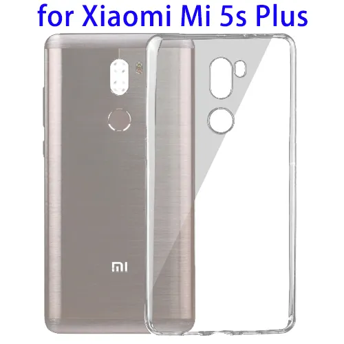 0.75mm Ultra-thin Transparent TPU Protective Case for Xiaomi Mi 5s Plus Cover