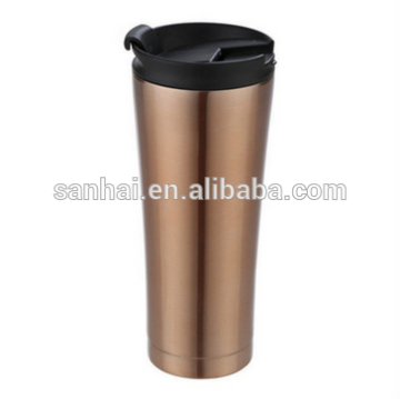 high quality double Walled Vacuum Insulation flask stright body mug
