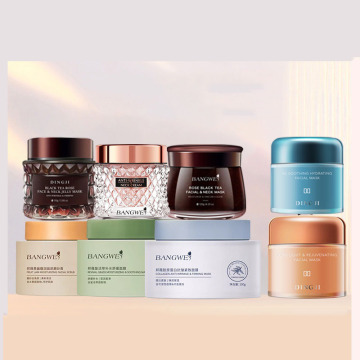 OEM Bangwei Black Tea Astaxanthin Anti-Wrinkle Moisturizing Sleeping Mask Cream