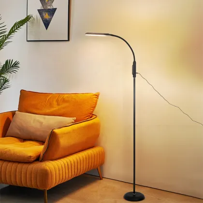 Modern Smart Three-Color LED Floor Lamp for Office, Study, Reading & Living Room Lighting