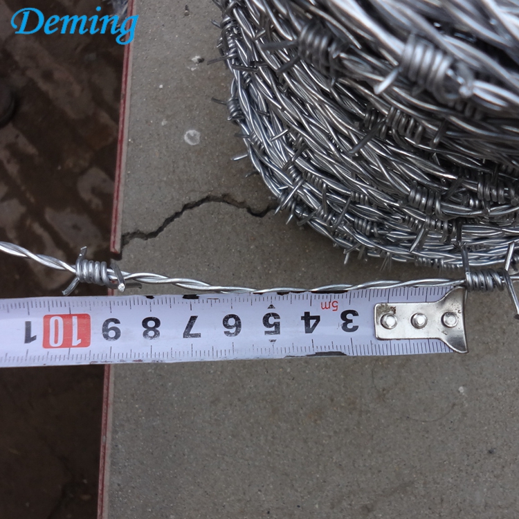 Hot-Dipped Galvanized Barbed wire fence with Customizable