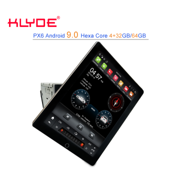 PX6 android 9 rotate screen univeral car radio