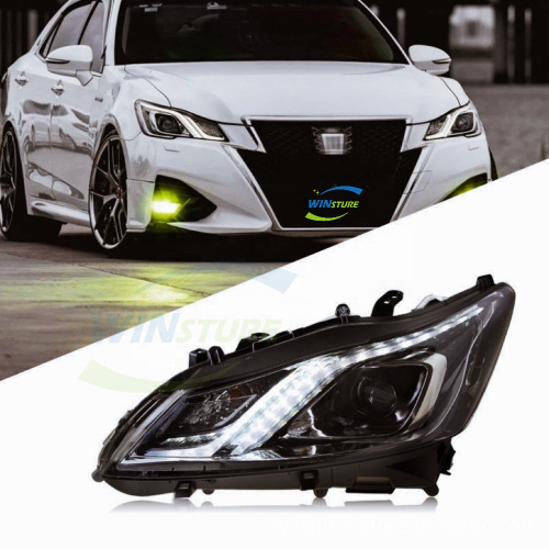 Auto Part LED Headlight and Headlamp Upgrade Kit for Toyota Crown 2015-2019, 14th Generation Front Head Light and Head Lamp - Mo