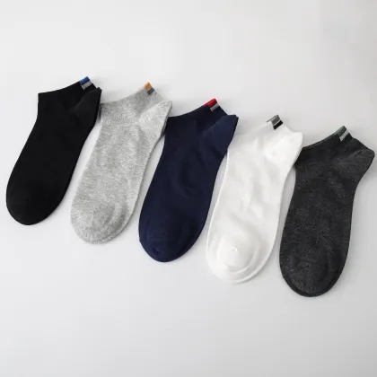 Men's Simple Casual Boat Socks