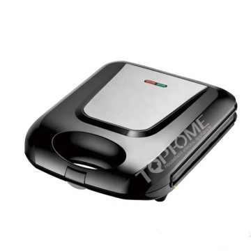 1400W Black Stainless Steel 4-Slice Sandwich Maker: Household Grill and Toaster for Perfect Sandwiches