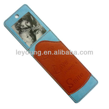 Personalized leather photo bookmarks Fancy GIft