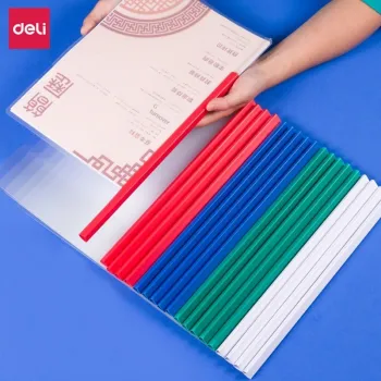 High Quality Deli 5538 Drawer Clip for Transparent Storage of A4 Exam Papers