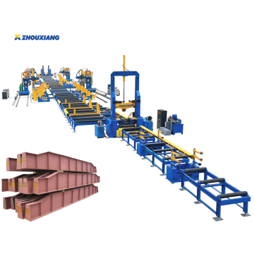 Steel Construction Building H Beam Production Welding Line