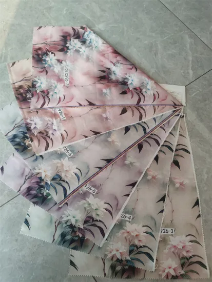 Breathable Low Elasticity Digital Printed Bamboo Fabrics