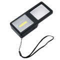 Portable led worklight magnifier