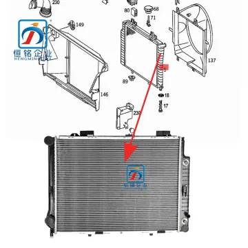 Aluminium Radiator Replacement Water Cooler for E-Class W210 E280 E320 2105000903