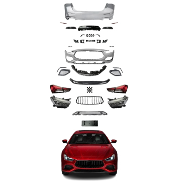 2023 Trofeo Modifications Front Bumper, Rear Bumper, Grille, and Bodykit for Maserati Ghibli