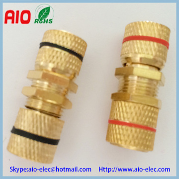 two way type Binding post Idouble female adaptor or panel