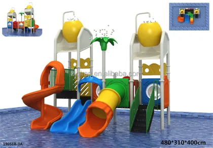 Commercial Outdoor Playground & Water Park Equipment for Children's Play Areas and Outdoor Swimming Pools