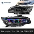 Hcmotionz liderou os faróis RGB para o Honda Civic 10th Gen 2016-2021