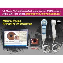 1.3MP Pro Single Dual lamp USB Iriscope Irido diagnostic