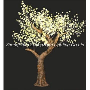 Bela árvore de azaléia artificial LED ao ar livre luz