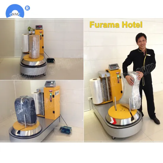 Best Price luggage wrapping machine airport for sale