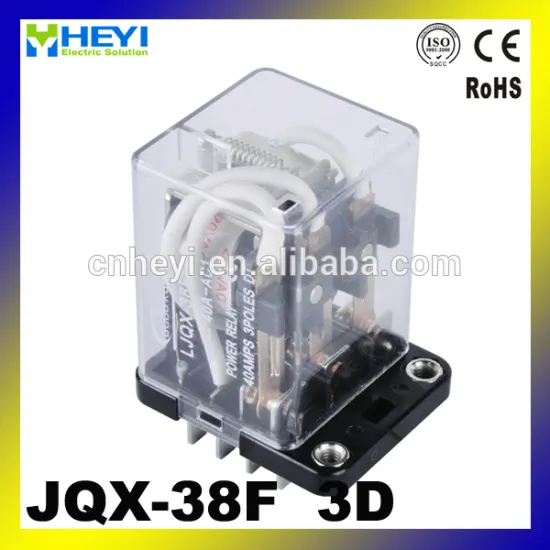 High power electromagnetic relay electric Miniature Control Relay JQX-38F