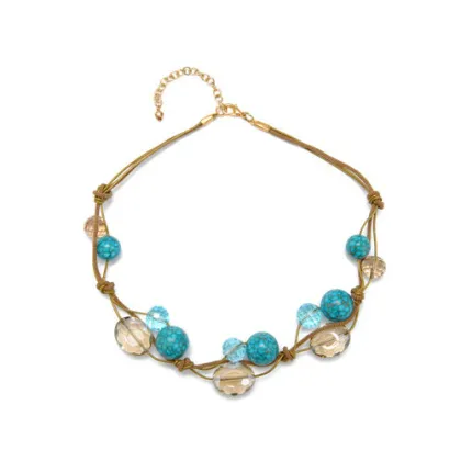 Fashion Jewelry Turquoise Necklace Crystal Necklace