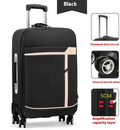 Oxford Cloth Zipper Universal Trolley Bag