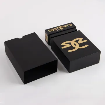 Black Empty Watch Jewelry Paper Packaging Square Box