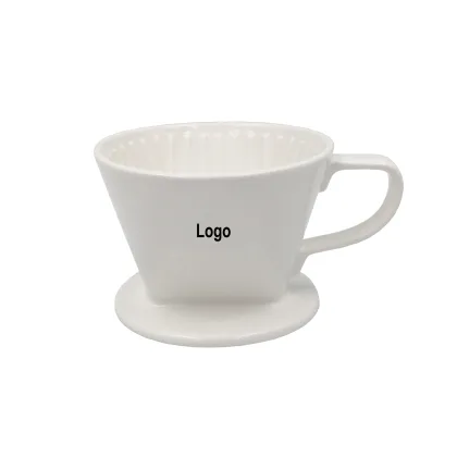 Customizable Logo 3 Hole Filter Cup Coffee Dripper - Ceramic Pour Over Coffee Dripper