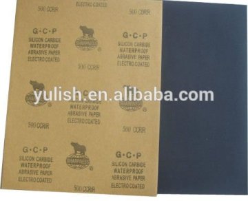 abrasive paper for marble/silicon carbide abrasive paper