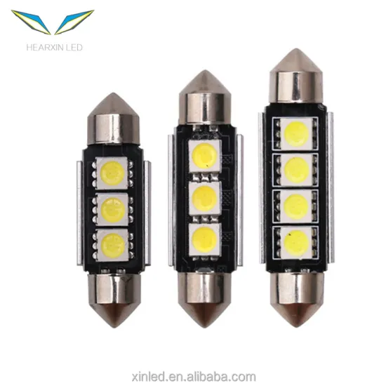 31mm-41mm C5W 3 SMD 5050 LED Canbus Festoon Car Interior Dome and Reading Lamp (Error-Free)