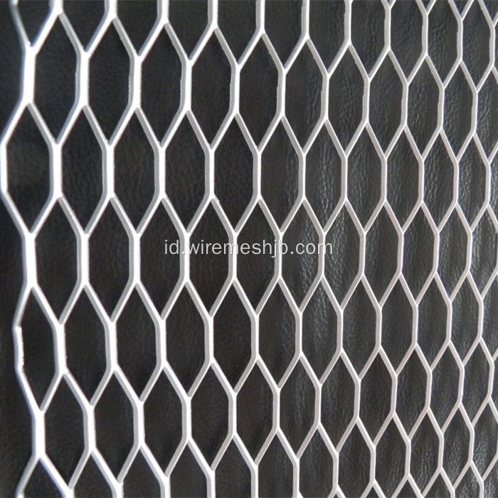 Diamond Hole Hot mencelupkan Galvanized Expanded Metal Mesh