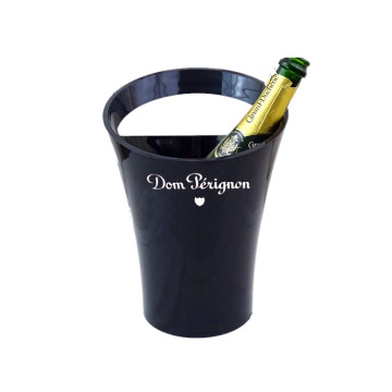Secchio per ghiaccio di champagne in plastica in plastica di plastica in plastica