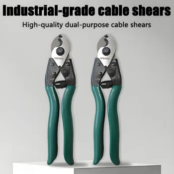 Green wire rope pliers